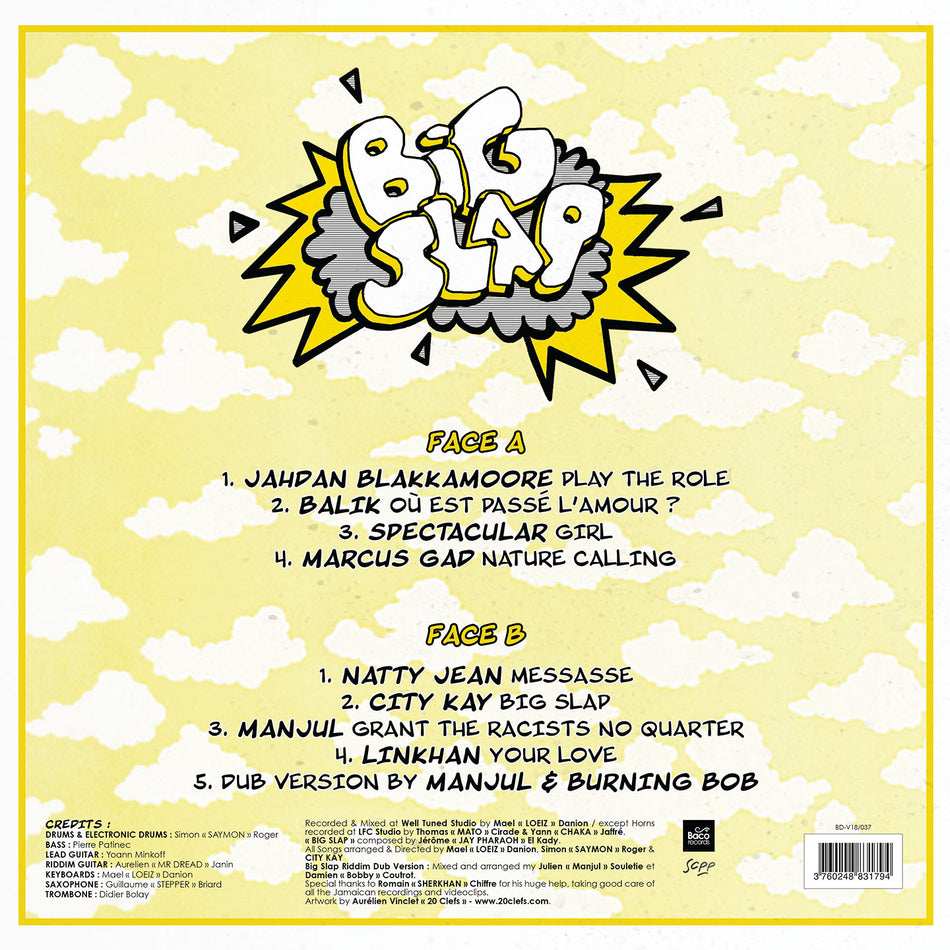 Big Slap Riddim - Back Cover