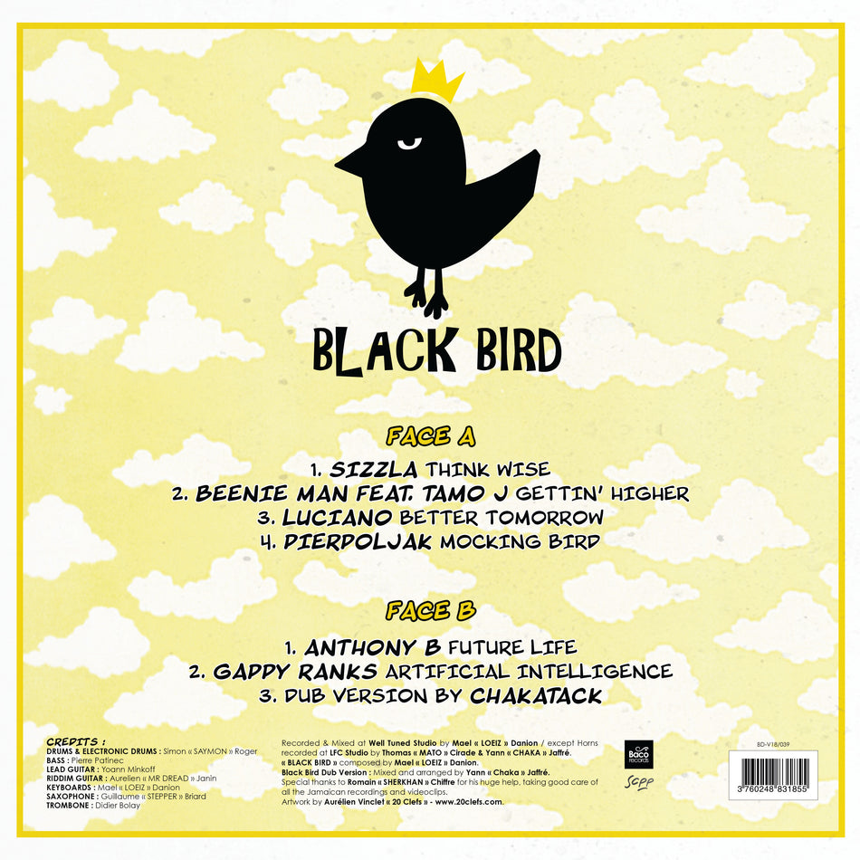 Black Bird Riddim - Back Cover