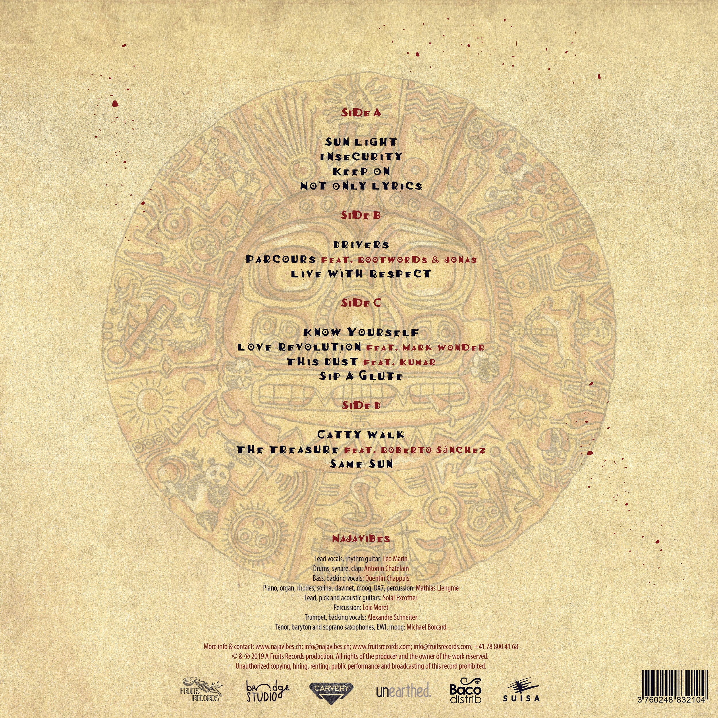 Same sun - Back Cover