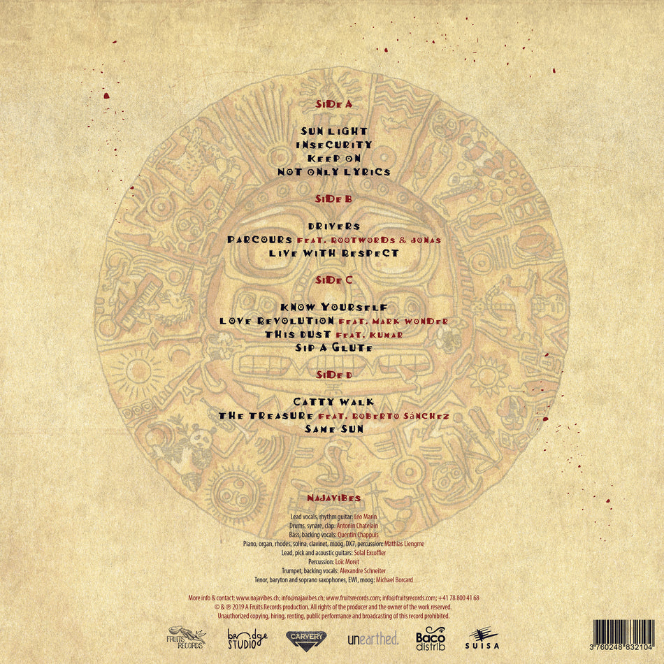 Same sun - Back Cover
