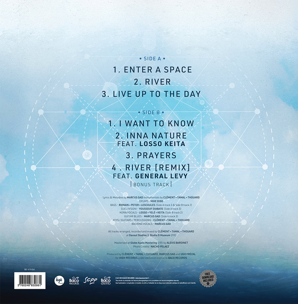 Enter a space - 7 titres - Back Cover