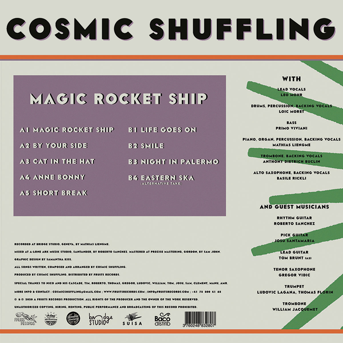 Magic Rocket ship - Back Cover