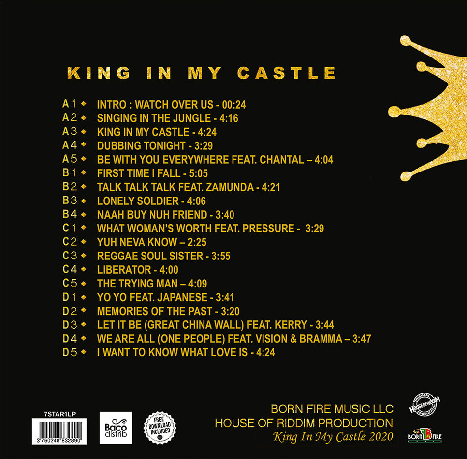 King in my castle - Back Cover