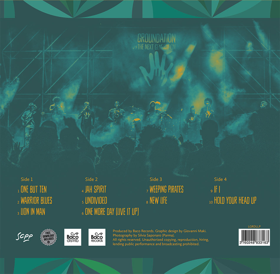 The Next Generation LIVE - Back Cover