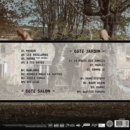 Live à la maison - Back Cover