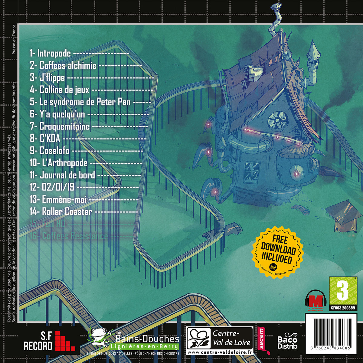 Roller Coaster - Back Cover
