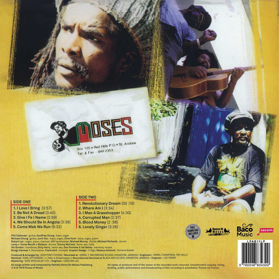 Revolutionary Dream - Back Cover