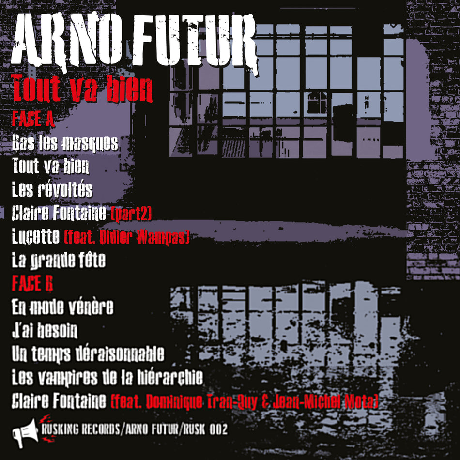 Tout va bien - Back Cover