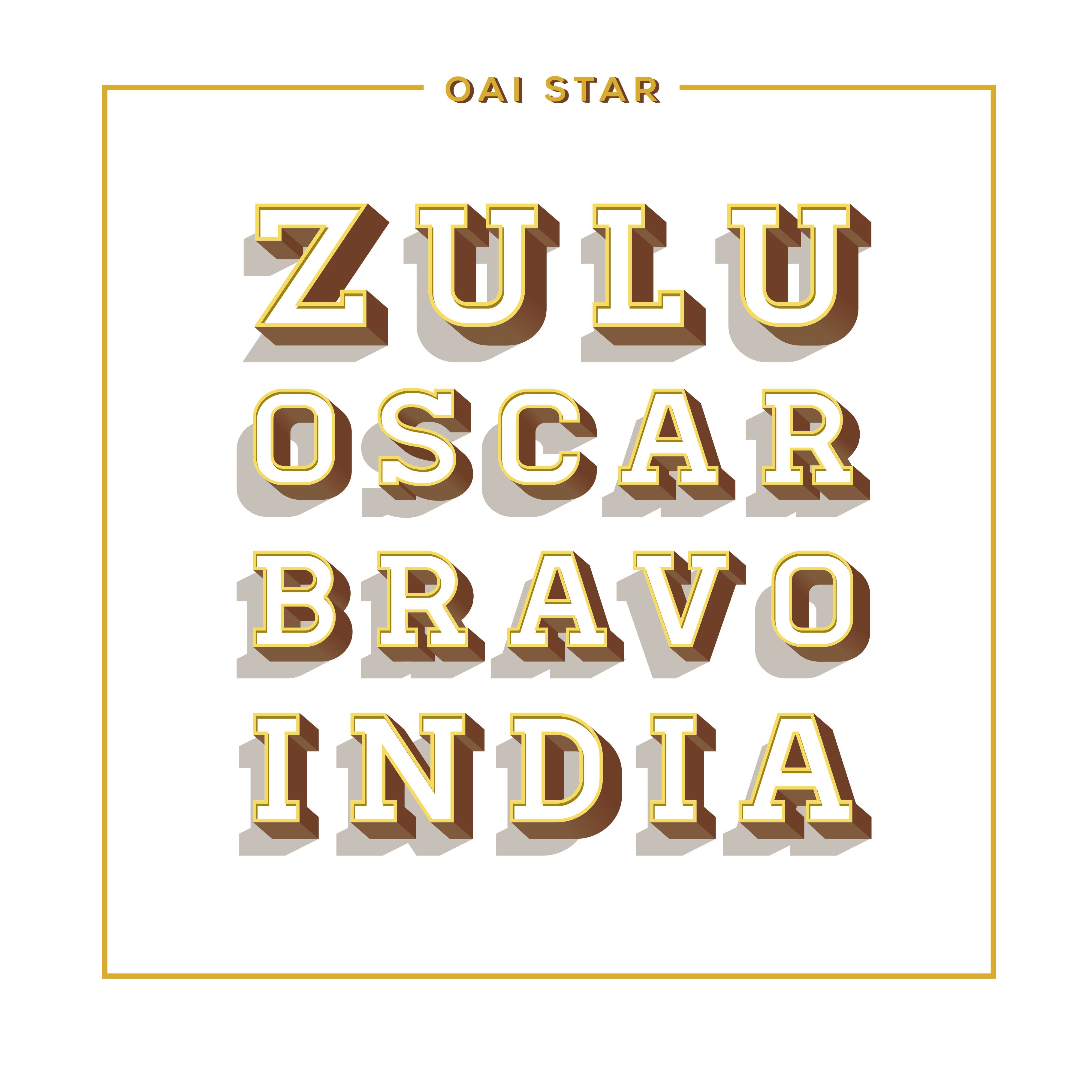 Zulu Oscar Bravo India - Front Cover