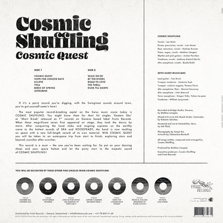 Cosmic Quest - Back Cover