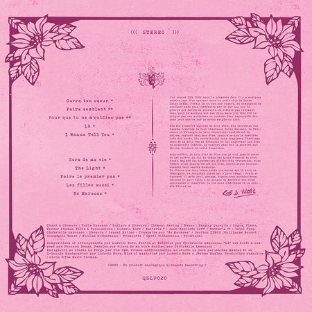 Du fond du coeur - Back Cover