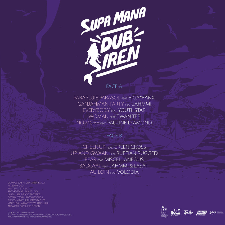 Dub Siren - Back Cover