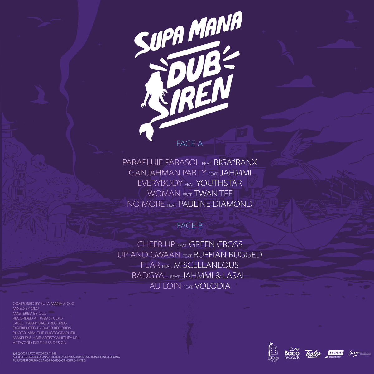 Dub Siren - Back Cover