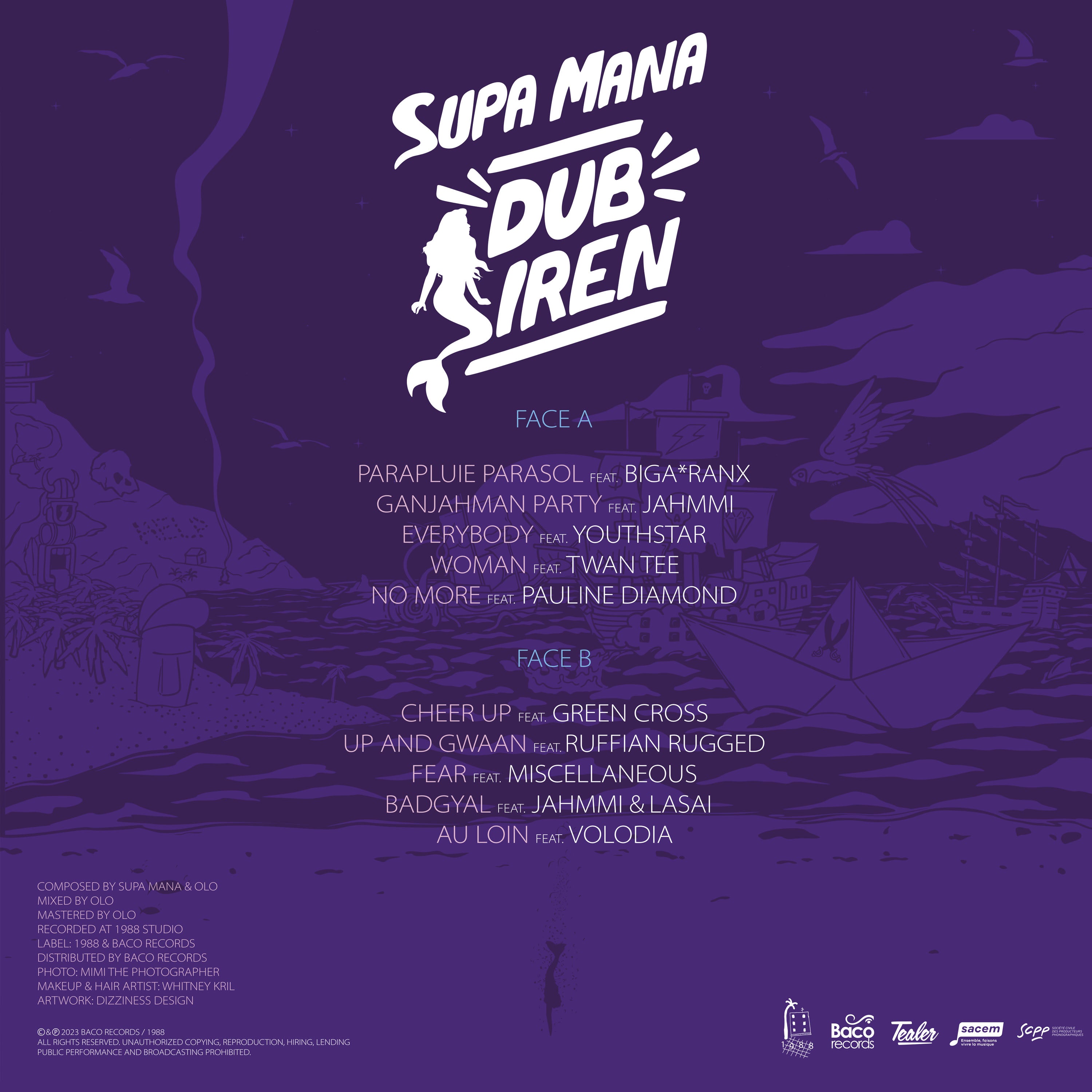 Dub Siren - Back Cover