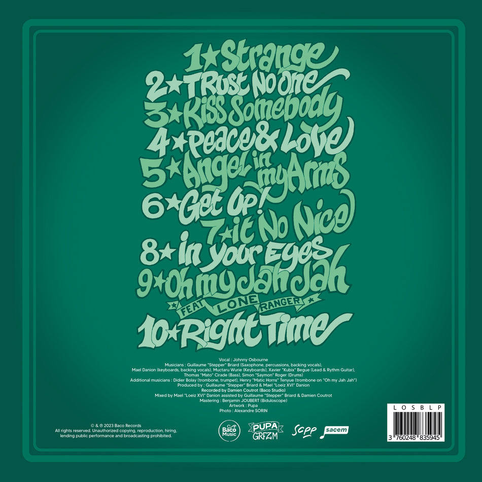 Right Right Time - Back Cover