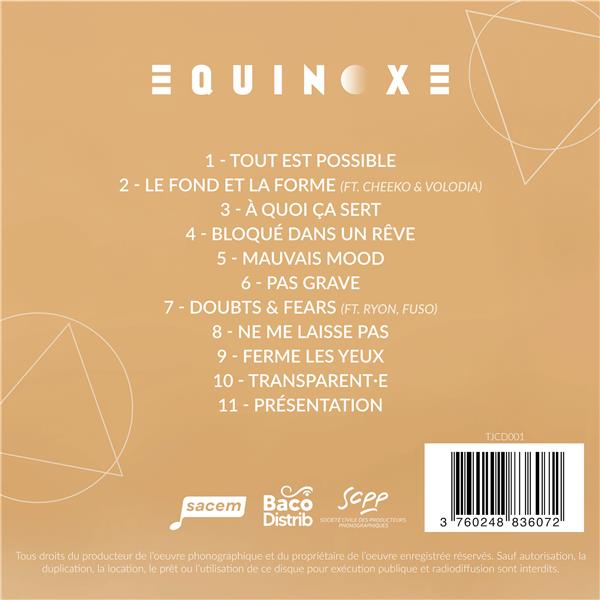 Equinoxe - Front Cover
