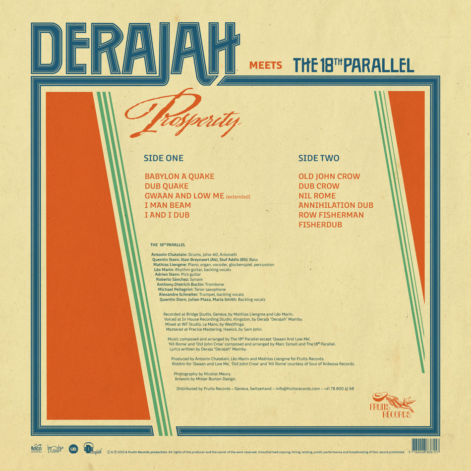 Prosperity - Back Cover