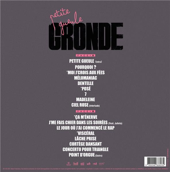 Petite Gueule Gronde - Front Cover