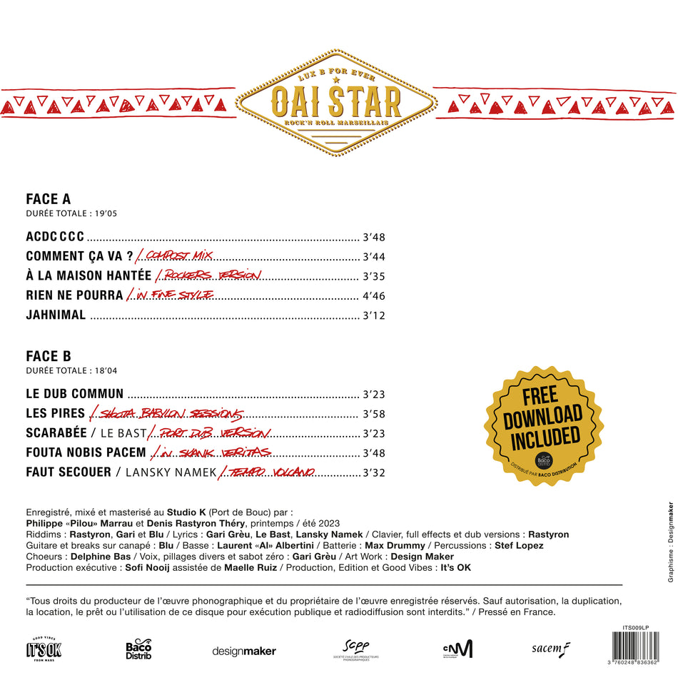 Zulu Oscar Bravo InDub - Back Cover
