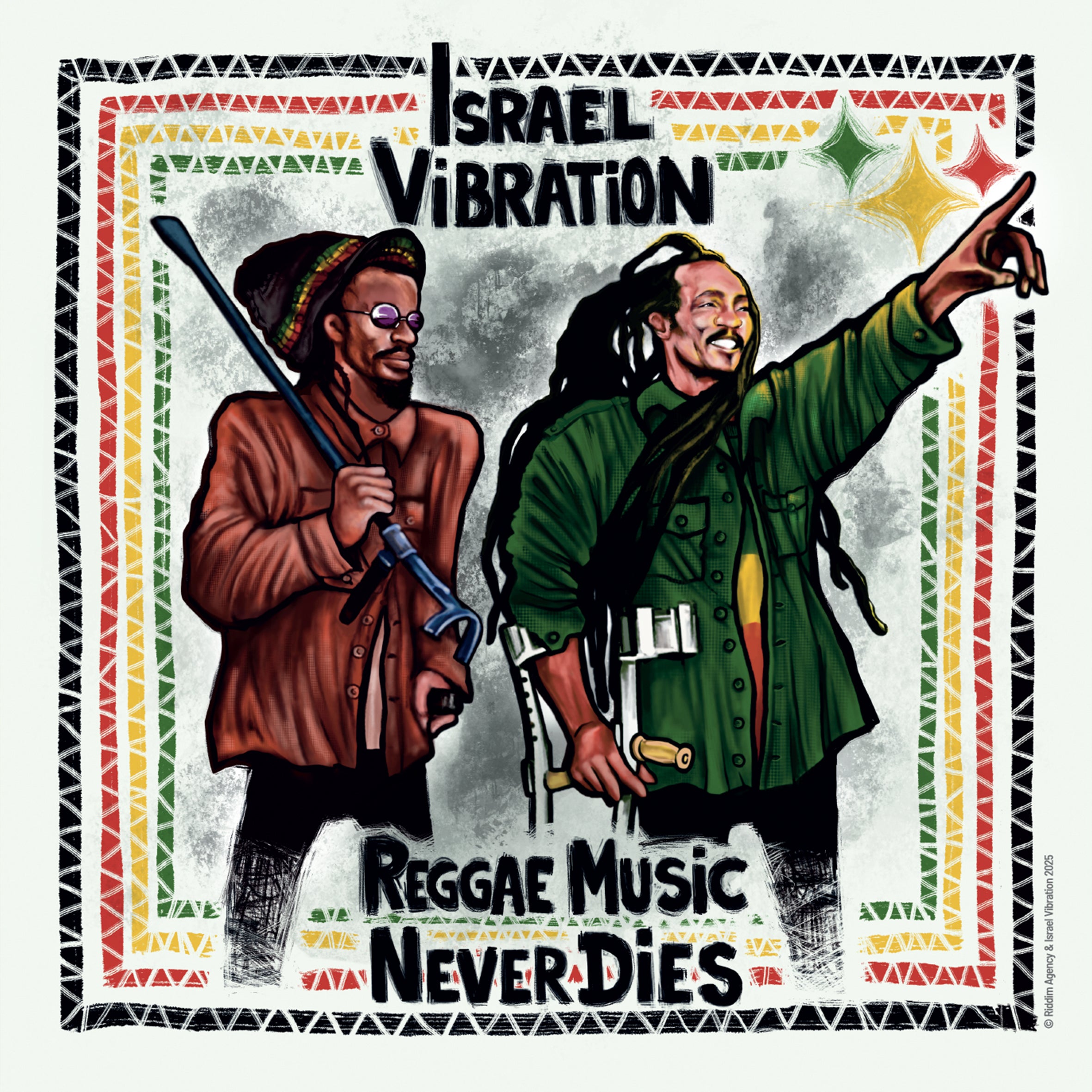 Reggae Music Never Dies - Front Cover