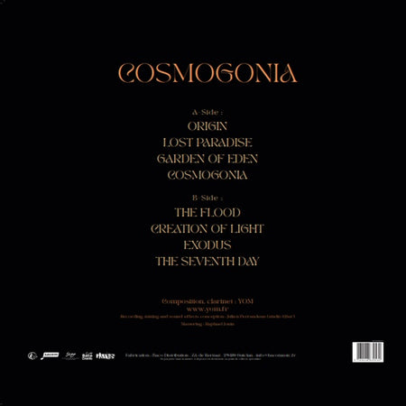 Cosmogonia - Vinyle - Front Cover