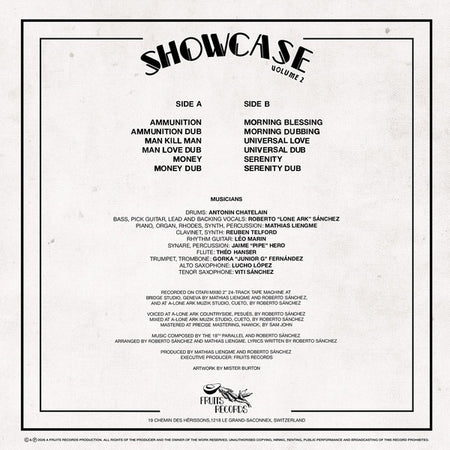 Showcase Volume 2 - Front Cover