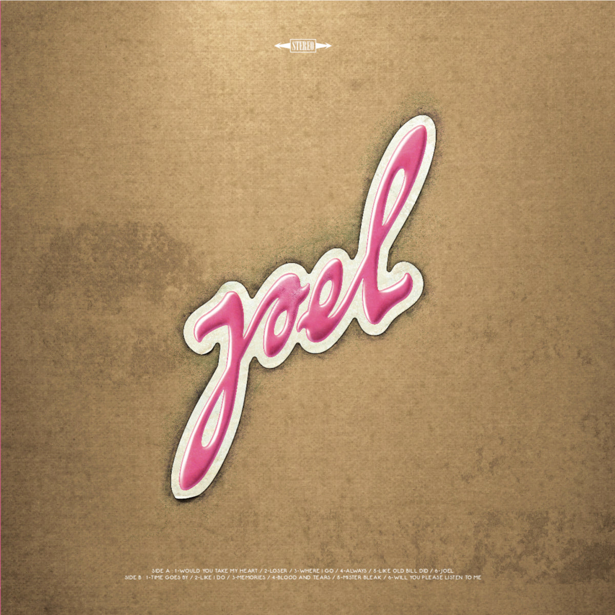 JOEL - Front Cover