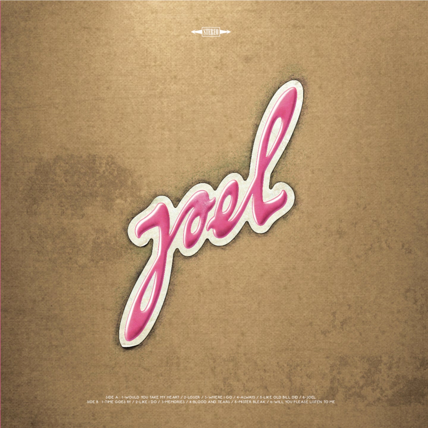 JOEL - Front Cover