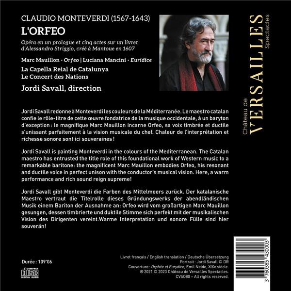 L'Orfeo - Front Cover