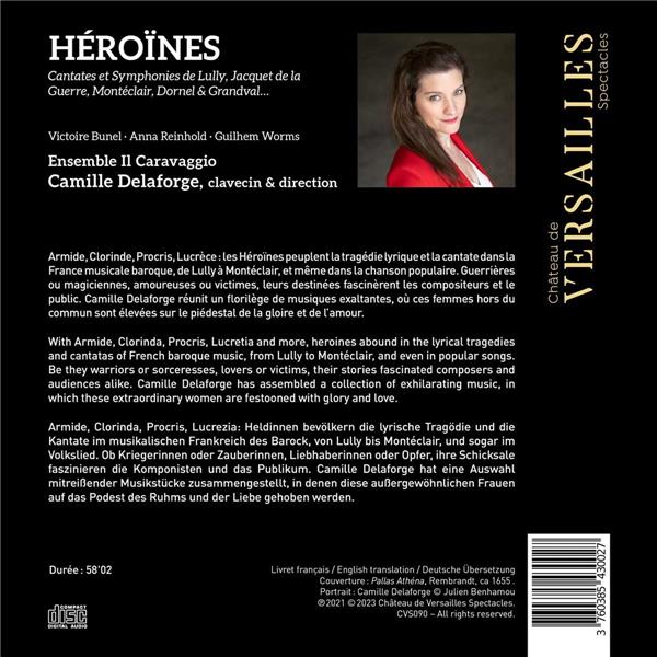 Héroïnes / Cantates Françaises - Front Cover