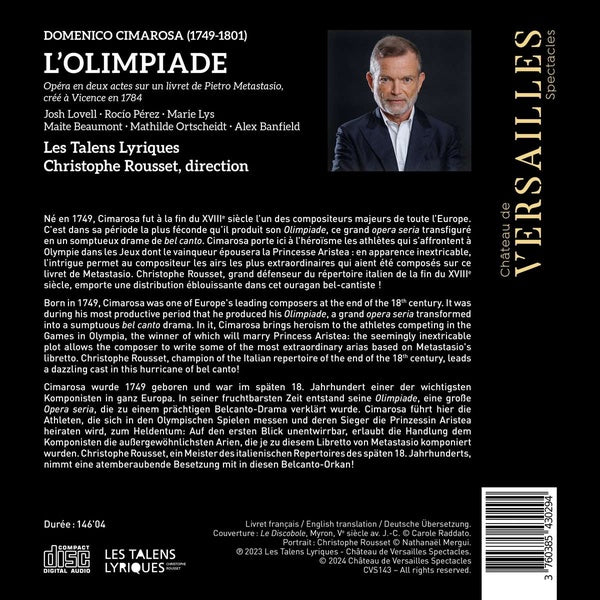 L'Olimpiade - Front Cover