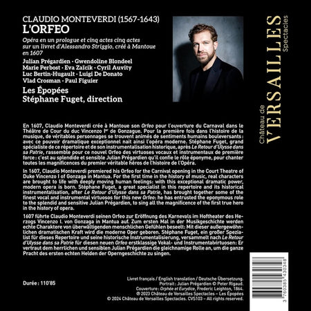 L'Orfeo - Front Cover