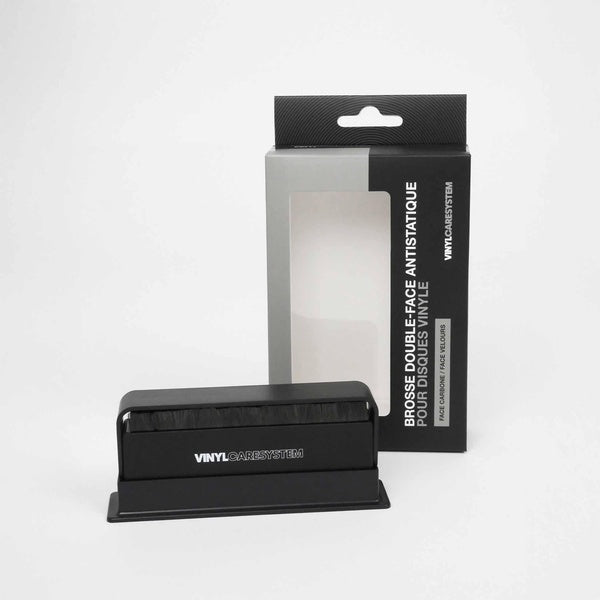 Brosse double face antistatique pour disques vinyle - Front Cover