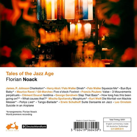 Tales Of The Jazz Age - Front Cover