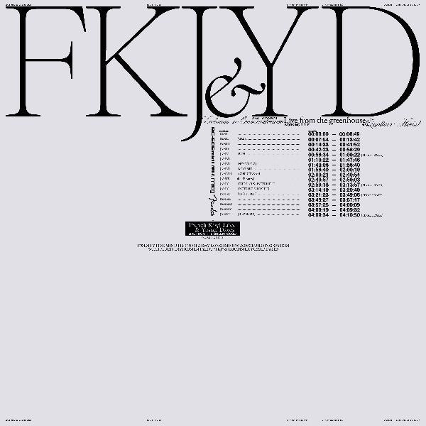 Live From The Greenhouse - Front Cover