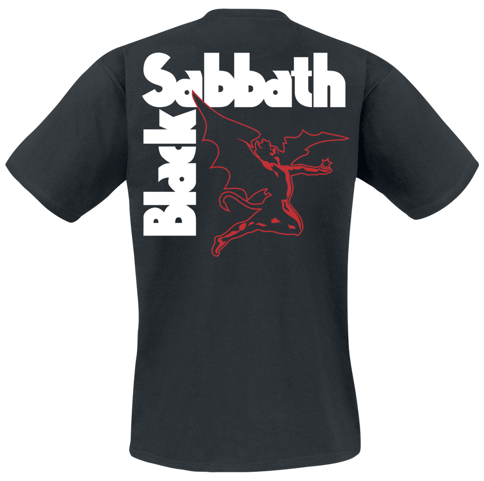 T-Shirt Manches courtes  de Black Sabbath - Cherub - S à XXL - pour Homme - noir - Black Sabbath - View 2