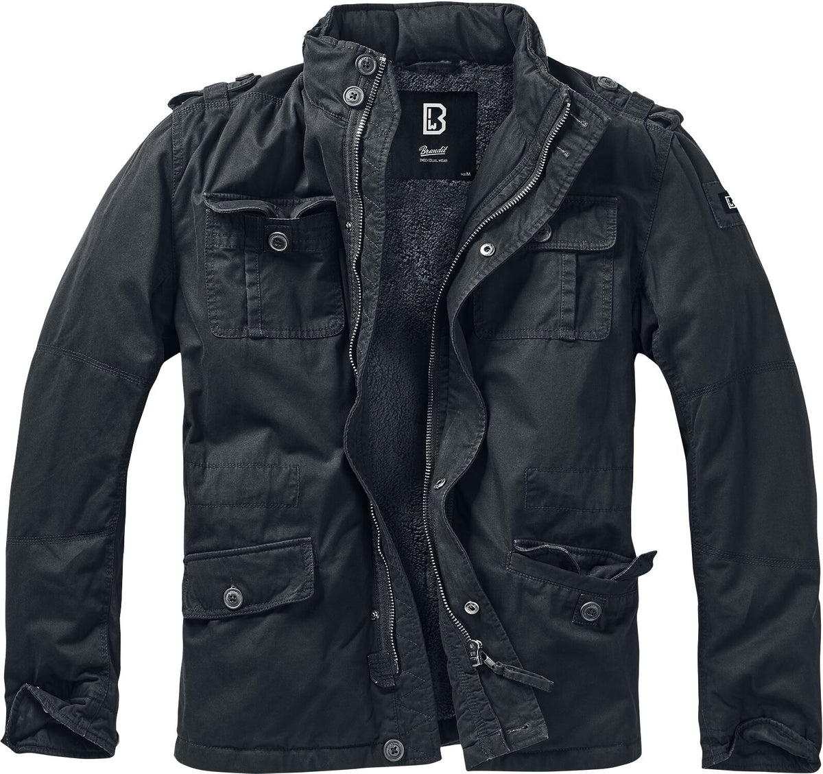Veste d'hiver  de Brandit - Britannia Winter - S à 5XL - pour Homme - noir - Brandit