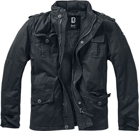 Veste d'hiver  de Brandit - Britannia Winter - S à 5XL - pour Homme - noir - Brandit
