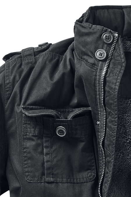 Veste d'hiver  de Brandit - Britannia Winter - S à 5XL - pour Homme - noir - Brandit - View 2