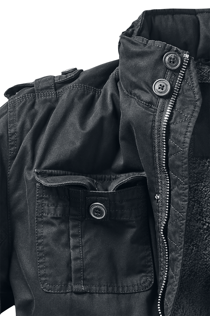 Veste d'hiver  de Brandit - Britannia Winter - S à 5XL - pour Homme - noir - Brandit - View 2