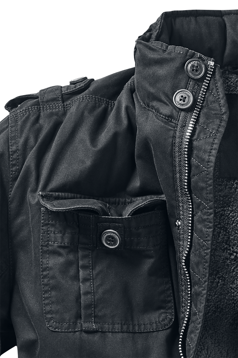 Veste d'hiver  de Brandit - Britannia Winter - S à 5XL - pour Homme - noir - Brandit - View 2