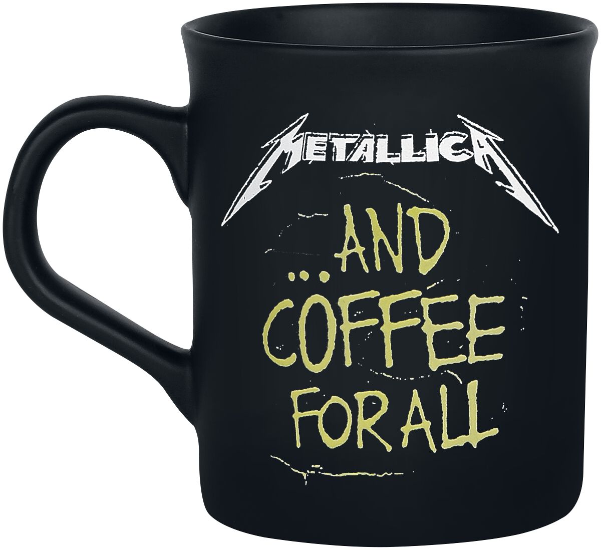 Mug  de Metallica - ... And Coffee For All - pour Indifférent - noir mat - metallica