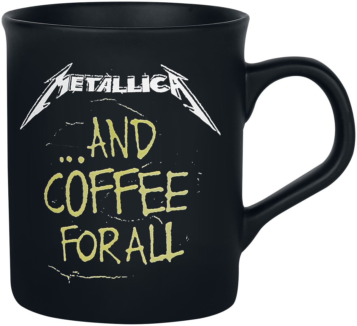 Mug  de Metallica - ... And Coffee For All - pour Indifférent - noir mat - metallica - View 2