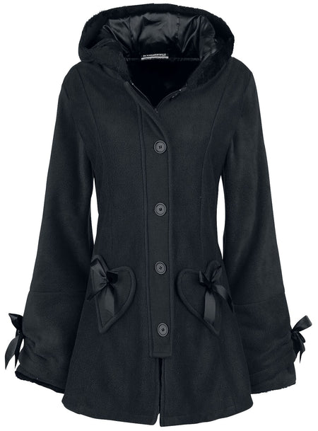 Manteau court  de Poizen Industries - Manteau Alison - XS à 5XL - pour Femme - noir - Poizen Industries