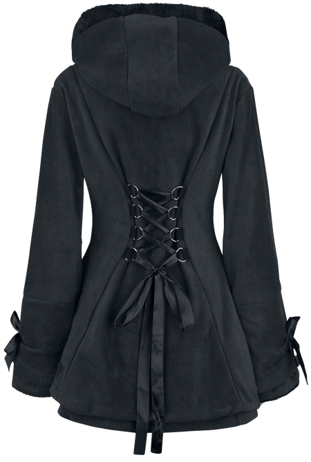Manteau court  de Poizen Industries - Manteau Alison - XS à 5XL - pour Femme - noir - Poizen Industries - View 2