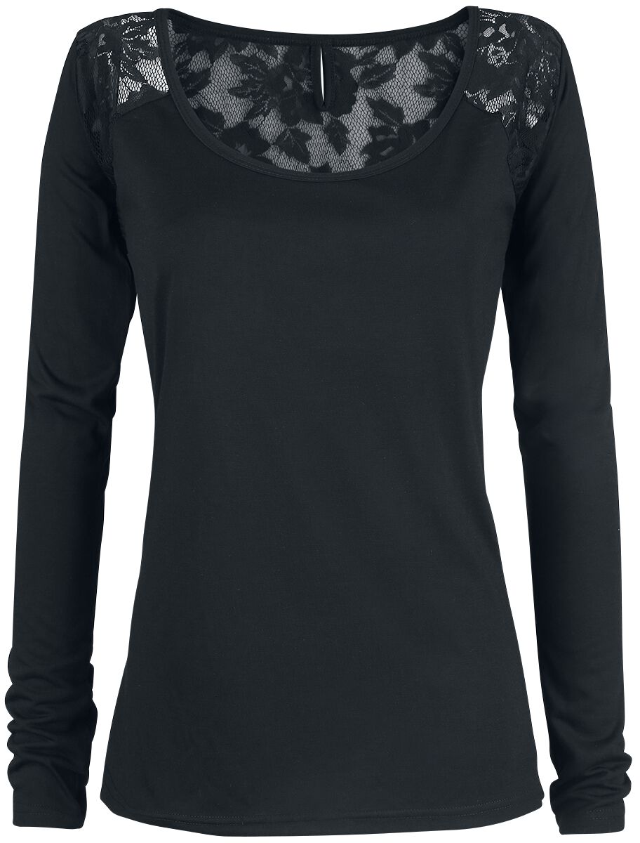 T-shirt manches longues  de Rotterdamned - Kandelaar - XS à XXL - pour Femme - noir - Rotterdamned