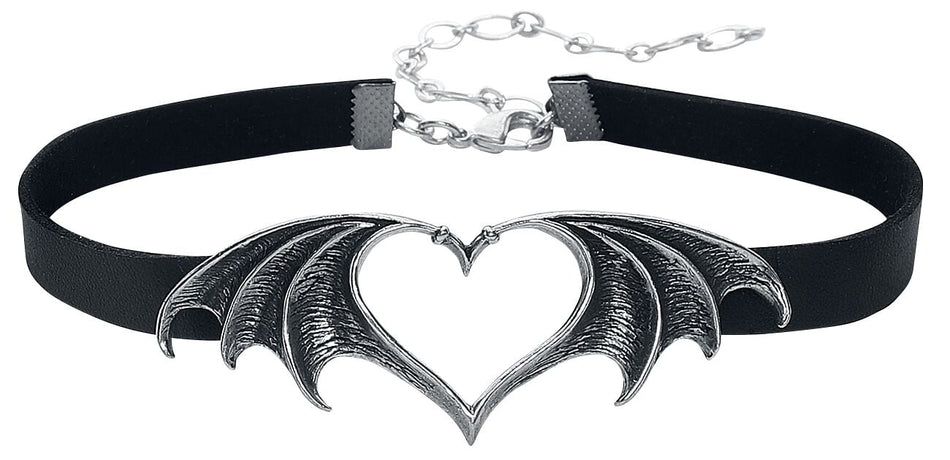 Serre-cou Gothic de Alchemy Gothic - Nocte Amor - pour Femme - noir/argent - Alchemy Gothic