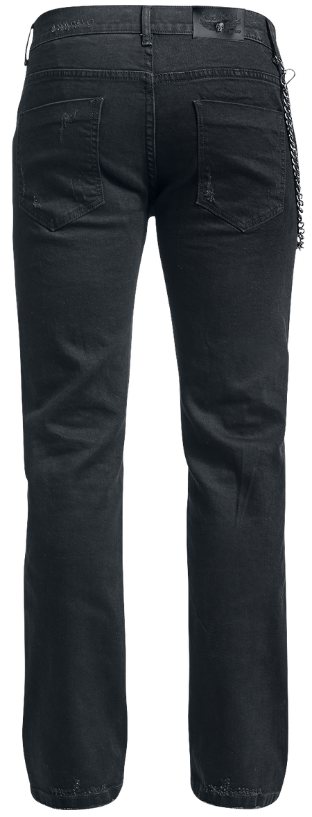 Jean Rockabilly de Rock Rebel by EMP - Reptile Sombre - W30L32 à W40L34 - pour Homme - noir - Rock Rebel by EMP - View 2