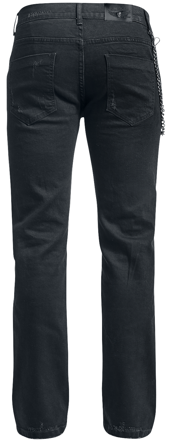 Jean Rockabilly de Rock Rebel by EMP - Reptile Sombre - W30L32 à W40L34 - pour Homme - noir - Rock Rebel by EMP - View 2