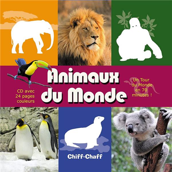 Animaux du monde Inclus livret 24 pages - Front Cover
